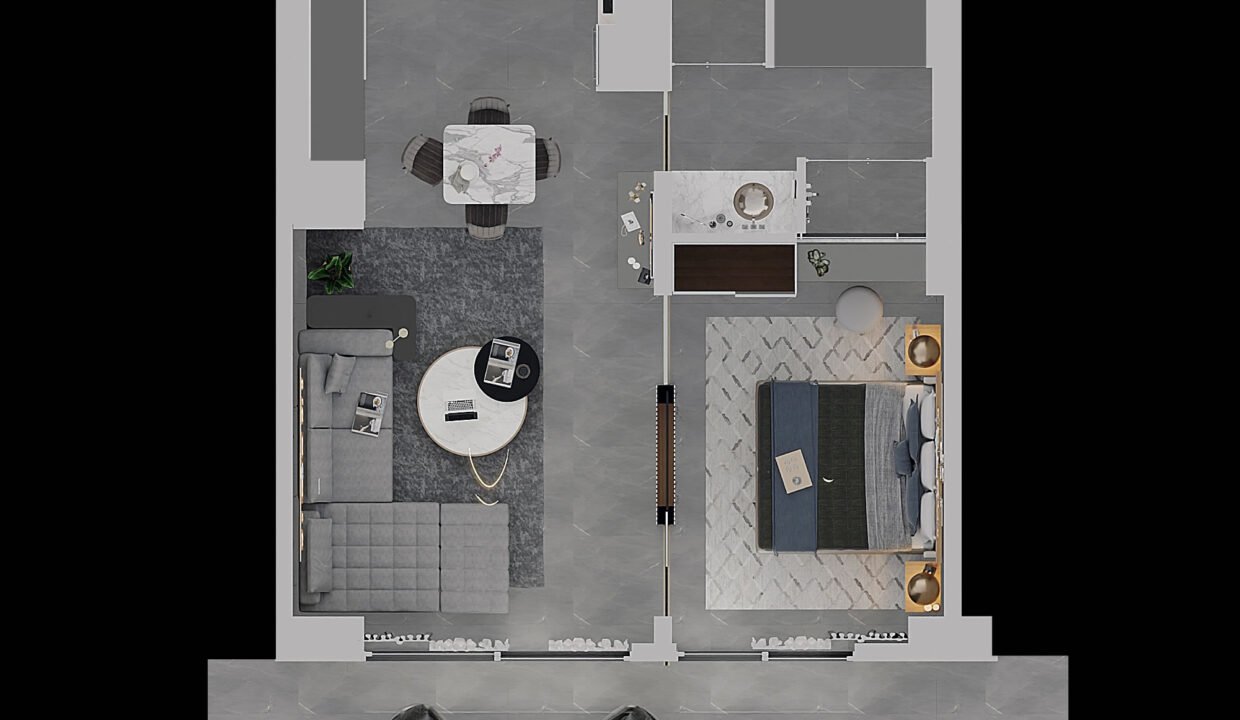 B-C-D 1+1 Floor Plan