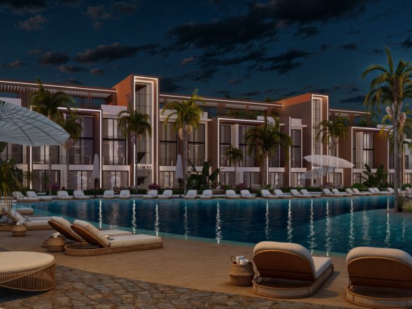 Off plan 2-Bedroom Garden apartment in Ötüken, North Cyprus| Lagoon Verde