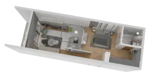 2 bedroom mezzanine