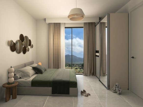 Ready 2-Bedroom Loft Apartment with Roof-terrace in Esentepe, North Cyprus | Aquamarine Nuance
