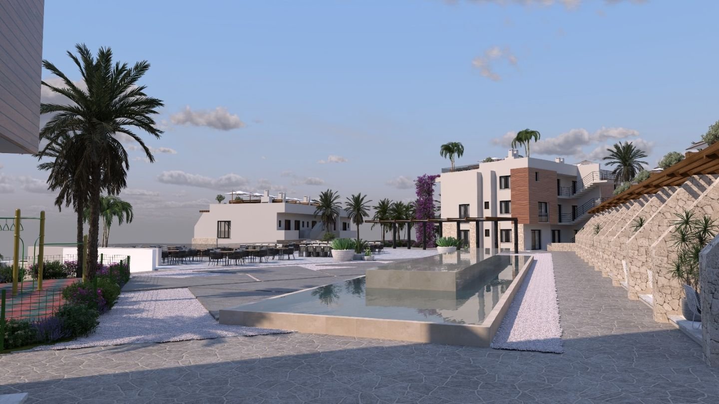 Ready 2-Bedroom Loft Apartment with Roof-terrace in Esentepe, North Cyprus | Aquamarine Nuance