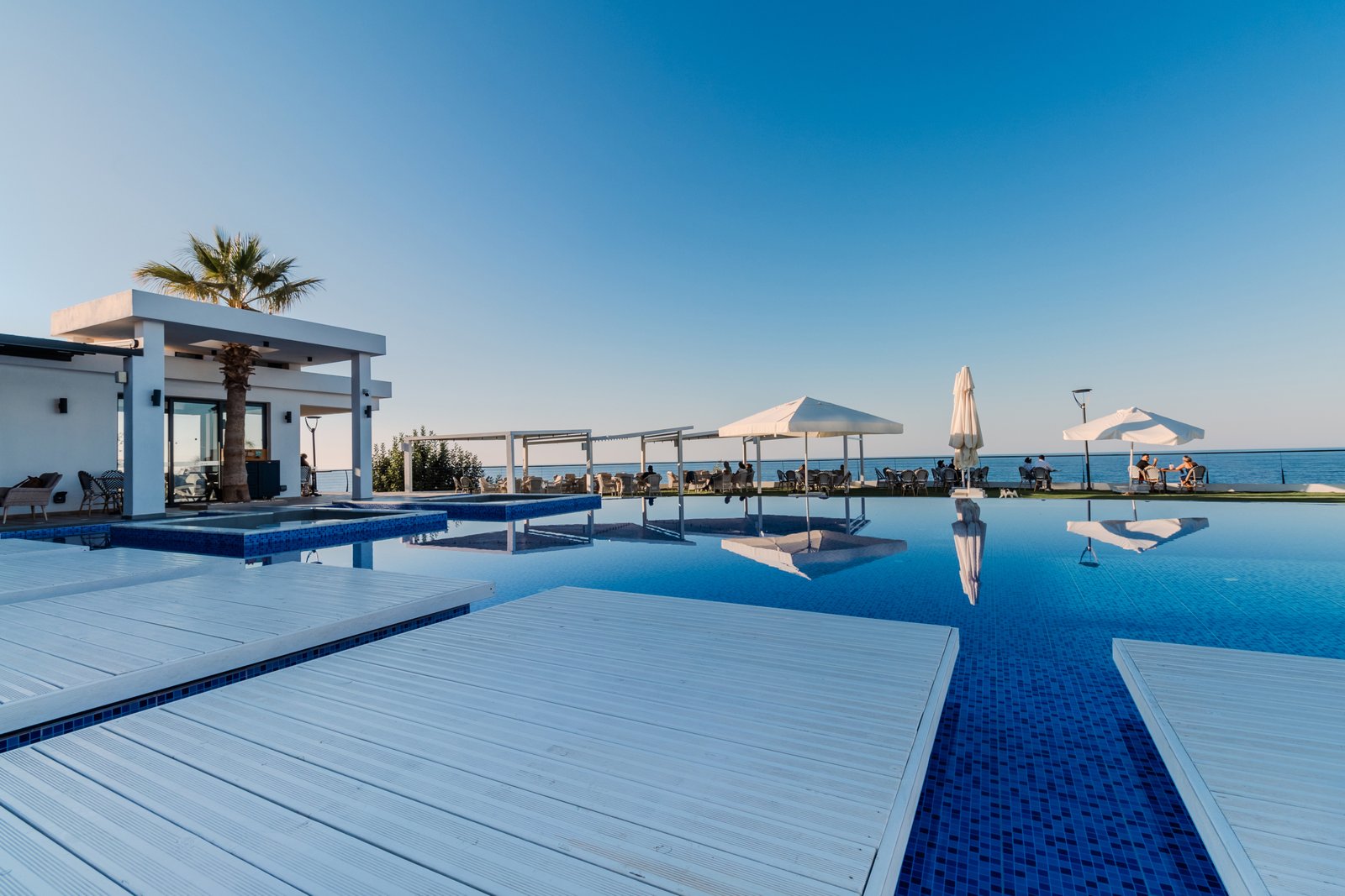 Ready 2-Bedroom Loft Apartment with Private Pool with Sea View in Esentepe, North Cyprus | Cliff