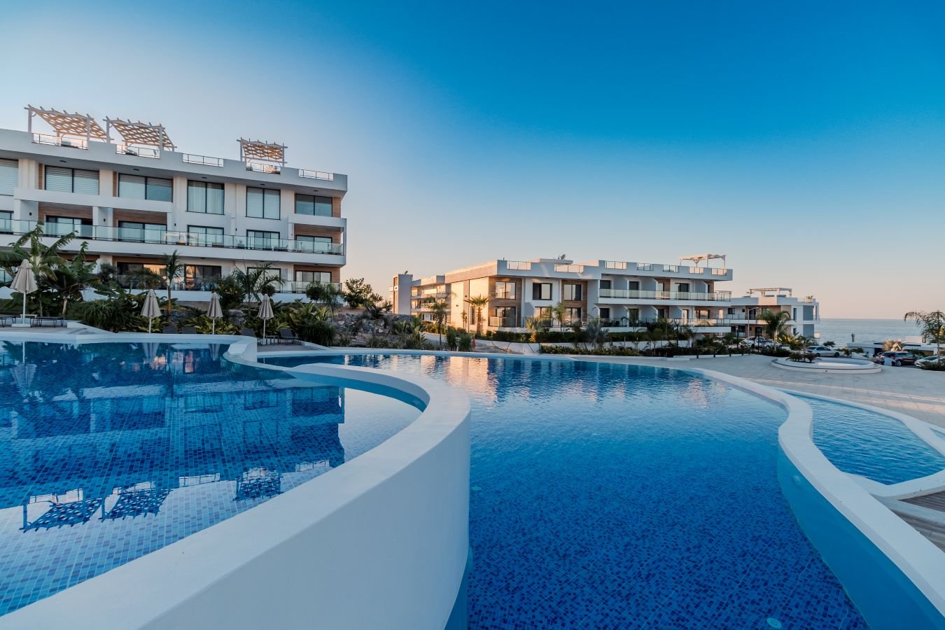 Ready 2-Bedroom Loft Apartment with Private Pool with Sea View in Esentepe, North Cyprus | Cliff