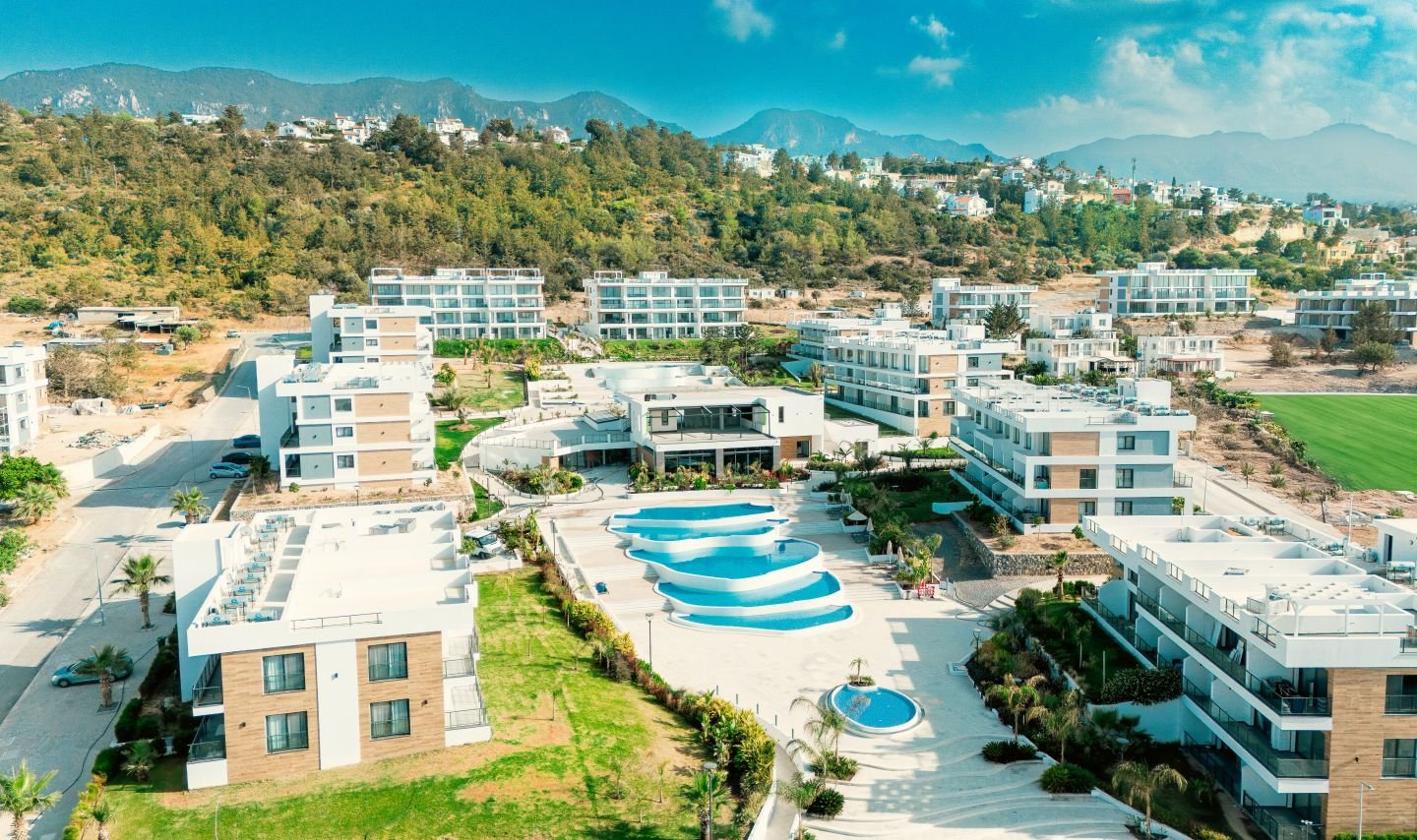 Ready 2-Bedroom Loft Apartment with Private Pool with Sea View in Esentepe, North Cyprus | Cliff