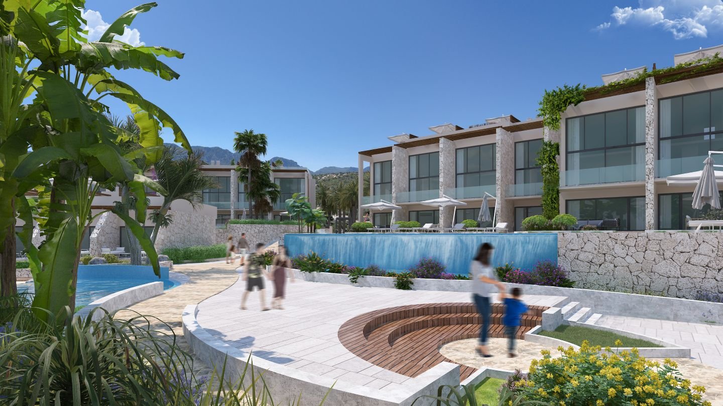 Off-Plan 2-Bedroom Loft Apartment with Roof-terrace in Esentepe, North Cyprus | Ultramarine Nuance