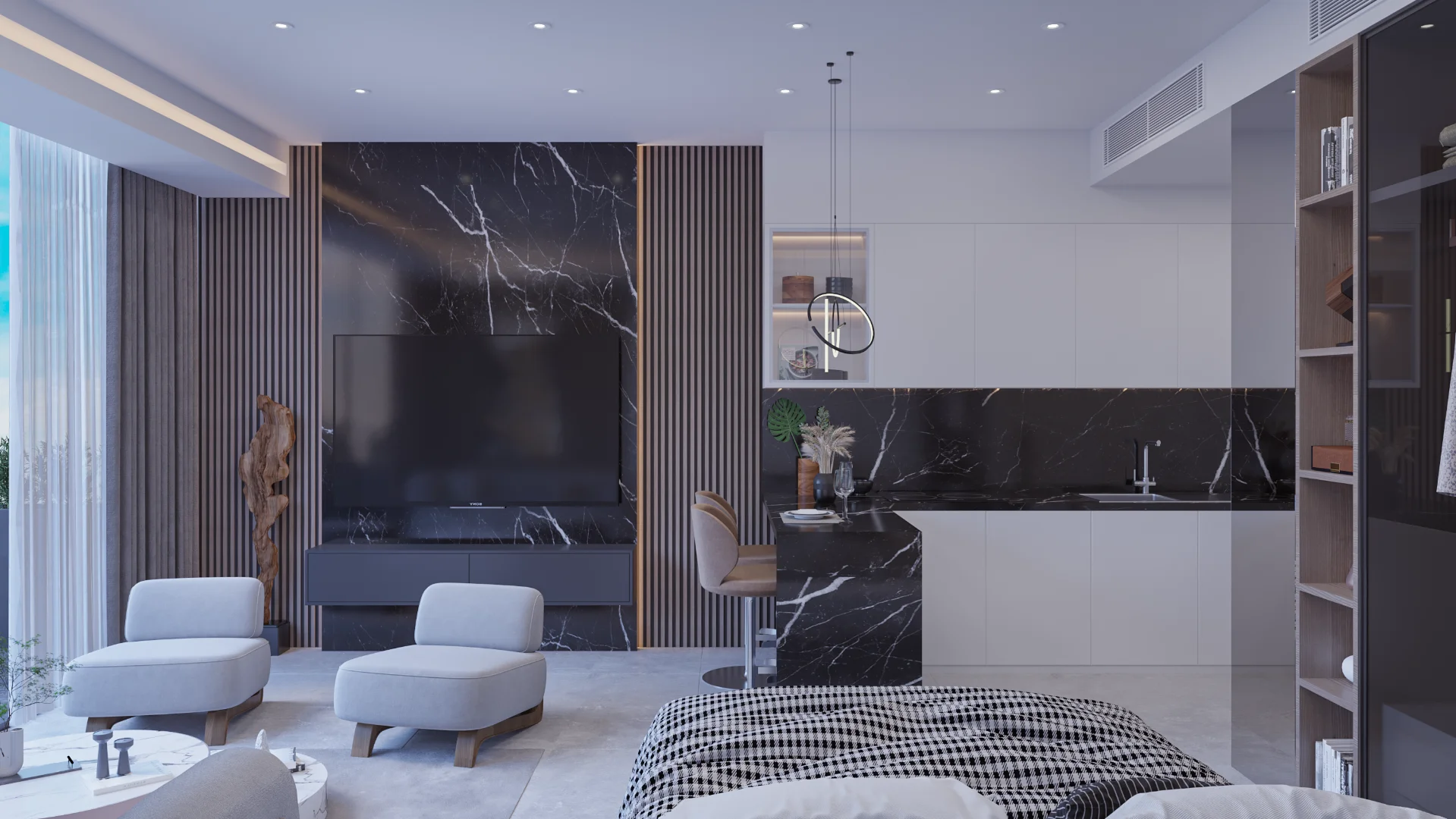 Studio Apartment at Grand Sapphire Blu – Luxury Residence & 5-Star Hotel