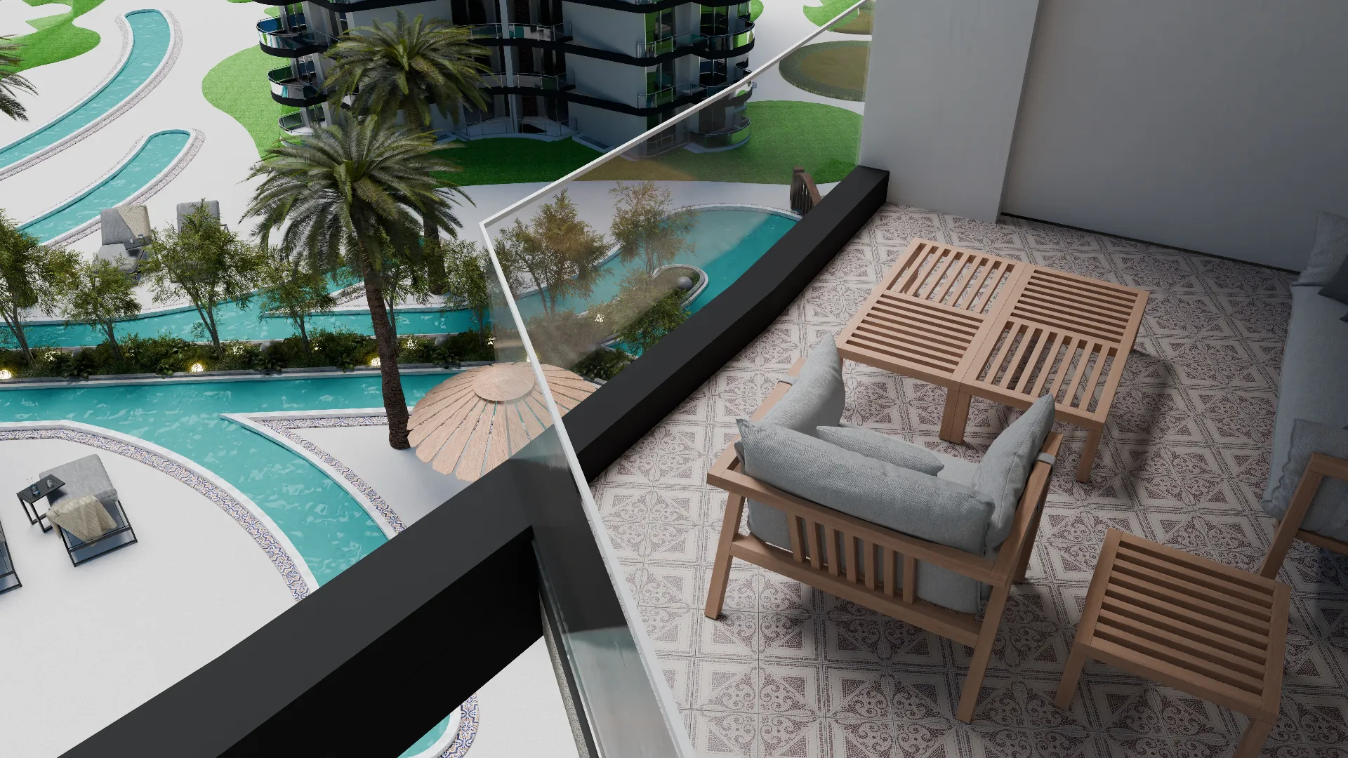 Off-Plan 1-Bedroom Apartment in Iskele, Bogaz, North Cyprus | Palm Jumeirah