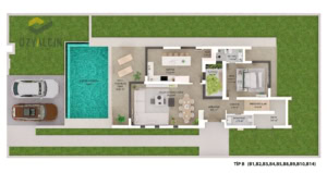 4 bedroom villa ground floor