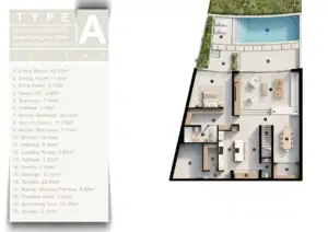 TYPE A - (3+1) Villa - Ground Floor