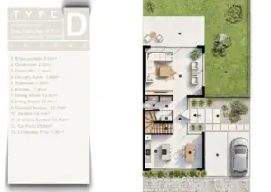 TYPE D - (3+1) Villa - Ground Floor