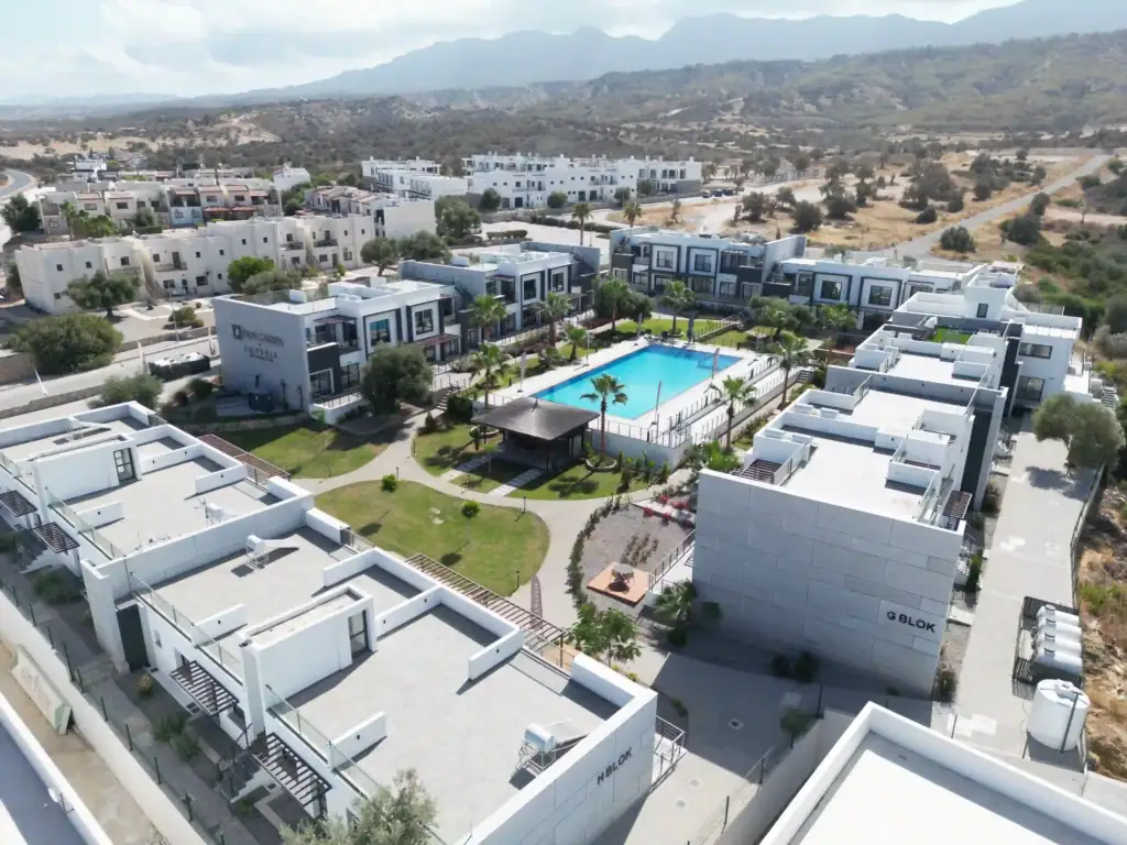 Palm Garden: Ready Apartment Projekt in Esentepe, North Cyprus
